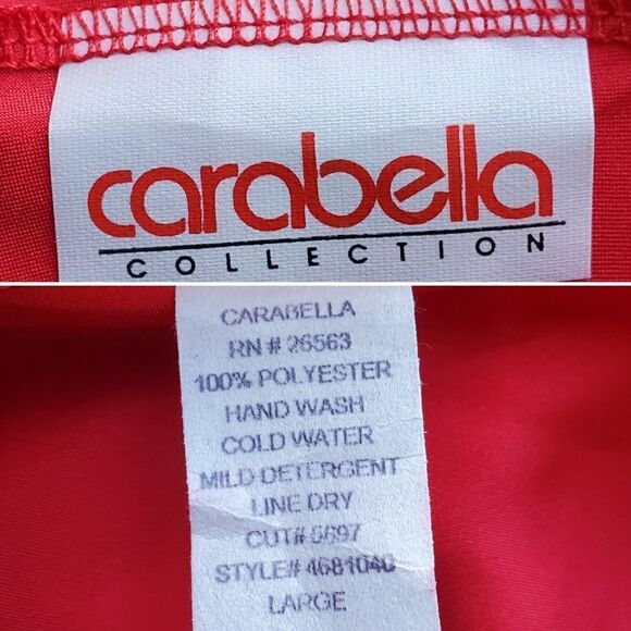 Vintage 90s y2k Red Sexy Satin Polyester Lingerie Boudoir Robe Cover Nightgown - Picture 4 of 5